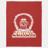 ZOMBIE, wenn Sie nicht laufen, sollten Sie rot sei Fleecedecke (Vorderseite)