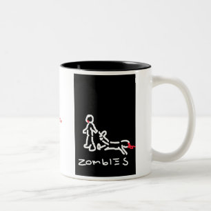 Zombie-Widerstand-Kaffee-Tasse Zweifarbige Tasse