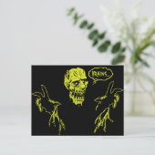 Zombie Will Brains Postkarte (Stehend Vorderseite)