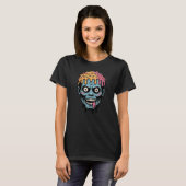 Zombie with Sprinkles Dripping Halloween Zombie Do T-Shirt (Vorne ganz)