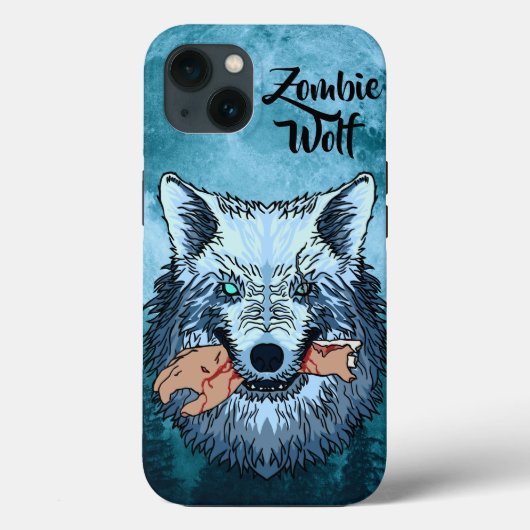 Zombie Wolf Case-Mate iPhone Hülle (Rückseite)
