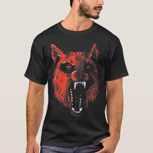 Zombie Wolf T-Shirt (Vorderseite)