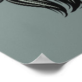 Zombie Woman benutzerdefiniertes Farbposter Poster (Ecke)