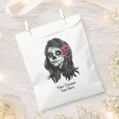 Zombie Woman Custom Text Gunst Taschen Geschenktütchen (Ausgeschnitten)