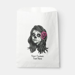 Zombie Woman Custom Text Gunst Taschen Geschenktütchen