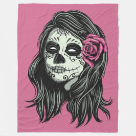 Zombie Woman individuelle Farbvlies-Decke Fleecedecke