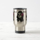 Zombie Woman individuelle Name Tasse (Mittel)