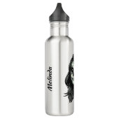 Zombie Woman individuelle Name Wasserflaschen (Links)