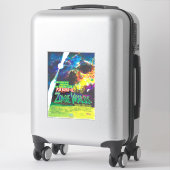 Zombie Worlds Halloween Galaxie der Horror Aufkleber (Koffer)