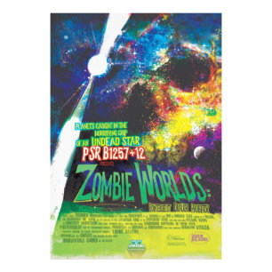 Zombie Worlds Halloween Galaxie der Horror Fotodruck