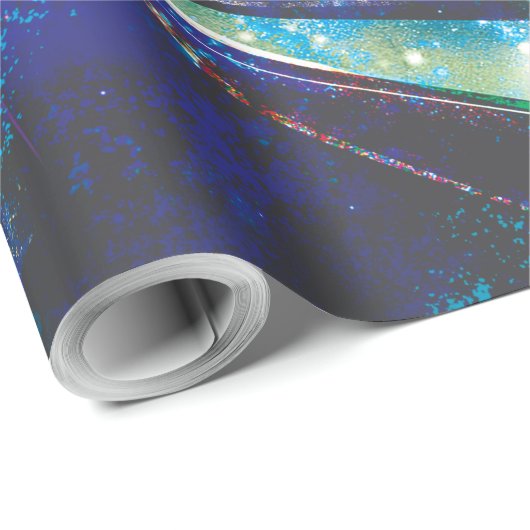 Zombie Worlds Halloween Galaxie der Horror Geschenkpapier (Rolleneckpunkt)