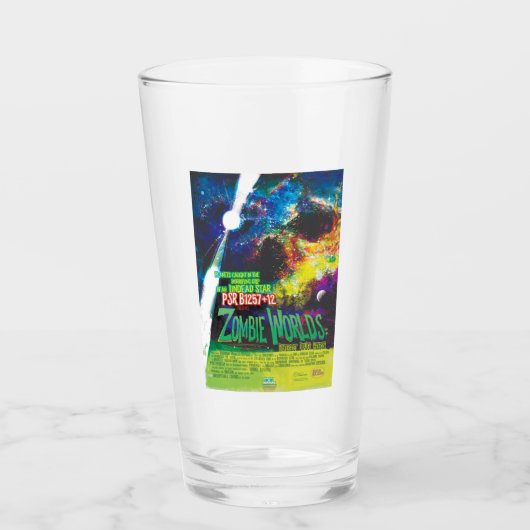 Zombie Worlds Halloween Galaxie der Horror Glas (Vorderseite)