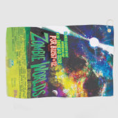 Zombie Worlds Halloween Galaxie der Horror Golfhandtuch (Horizontal)