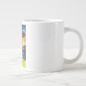 Zombie Worlds Halloween Galaxie der Horror Jumbo-Tasse (Rechts)