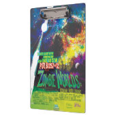 Zombie Worlds Halloween Galaxie der Horror Klemmbrett (Links)