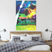 Zombie Worlds Halloween Galaxie der Horror Leinwanddruck (Insitu (Schlafzimmer))