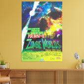 Zombie Worlds Halloween Galaxie der Horror Leinwanddruck (Insitu (Wohnzimmer))