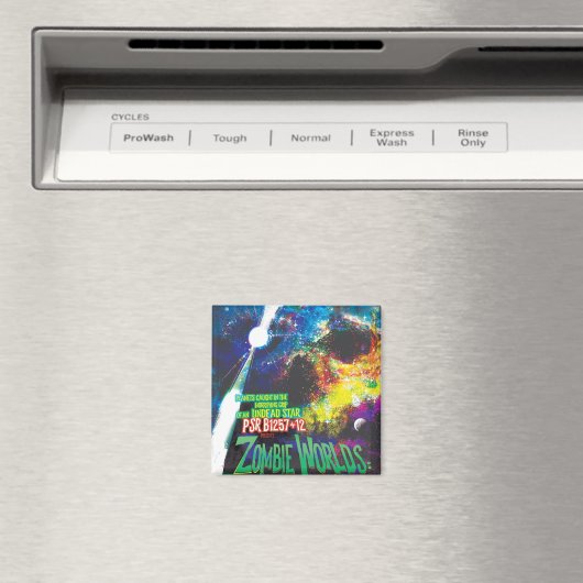 Zombie Worlds Halloween Galaxie der Horror Magnet (In Situ (Geschirrspüler))