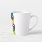 Zombie Worlds Halloween Galaxie der Horror Milchtasse (Rechts)