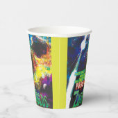 Zombie Worlds Halloween Galaxie der Horror Pappbecher (Rechts)