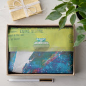 Zombie Worlds Halloween Galaxie der Horror Seidenpapier (Geschenk)