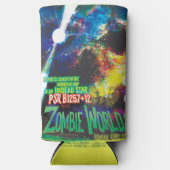 Zombie Worlds Halloween Galaxie der Horror Selters Dosenkühler (Vorderseite)
