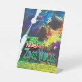 Zombie Worlds Halloween Galaxie der Horror Sockelschild (Vorderseite)