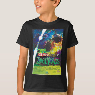Zombie Worlds Halloween Galaxie der Horror T-Shirt