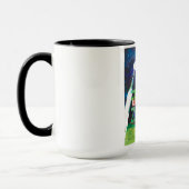Zombie Worlds Halloween Galaxie der Horror Tasse (Links)