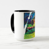 Zombie Worlds Halloween Galaxie der Horror Tasse (Vorderseite Links)