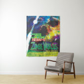 Zombie Worlds Halloween Galaxie der Horror Wandteppich (Beispiel)