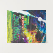 Zombie Worlds Halloween Galaxie der Horror Wandteppich (Vorderseite (Horizontal))