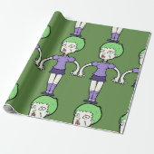 Zombie Wrapping Paper Geschenkpapier (Ungerollt)