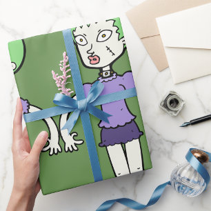 Zombie Wrapping Paper Geschenkpapier