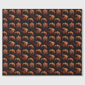 Zombie Wrapping Paper Gory Zombie Geschenkpapier (Flach)
