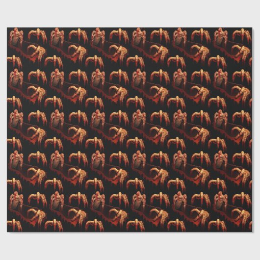 Zombie Wrapping Paper Gory Zombie Geschenkpapier (Flach)
