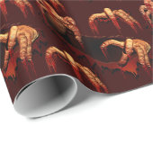 Zombie Wrapping Paper Gory Zombie Geschenkpapier (Rolleneckpunkt)