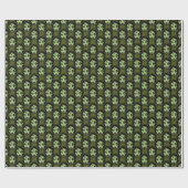 Zombie Wrapping Paper Niedlich Zombie Gift Paper Geschenkpapier (Flach)