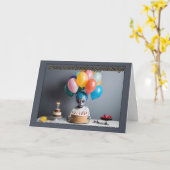 Zombie wünscht Jungs Geburtstagskarte Karte (Gelbe Blume)