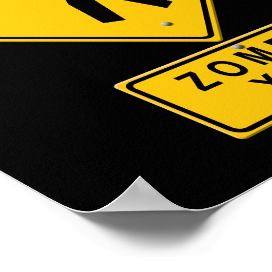 Zombie XING Poster (Ecke)