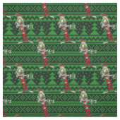 zombie xmas santa stoff (Muster)