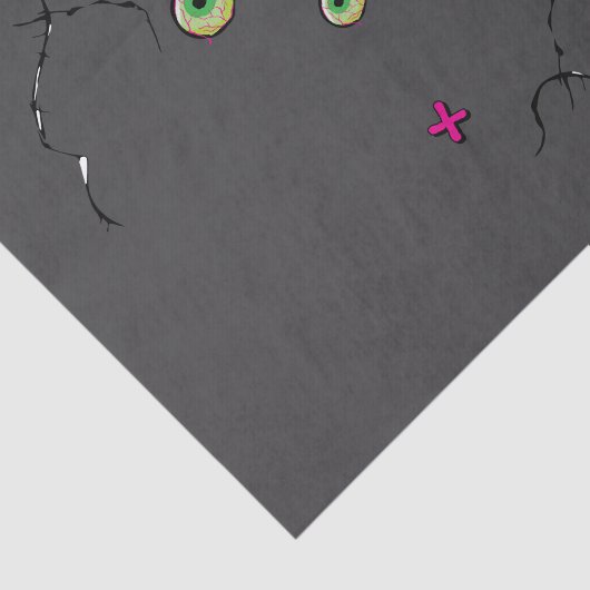 Zombie XOXO Seidenpapier (Ausschnitt)