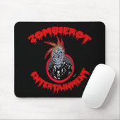 "Zombie Xtoph" Zombierot Logo Mousepad (Mit Mouse)