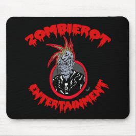 "Zombie Xtoph" Zombierot Logo Mousepad
