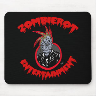 "Zombie Xtoph" Zombierot Logo Mousepad
