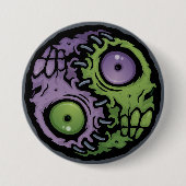 Zombie Yin-Yang Button (Vorderseite)