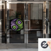 Zombie Yin-Yang Fensteraufkleber (Büro Tür)