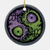 Zombie Yin-Yang Keramikornament (Hinten)