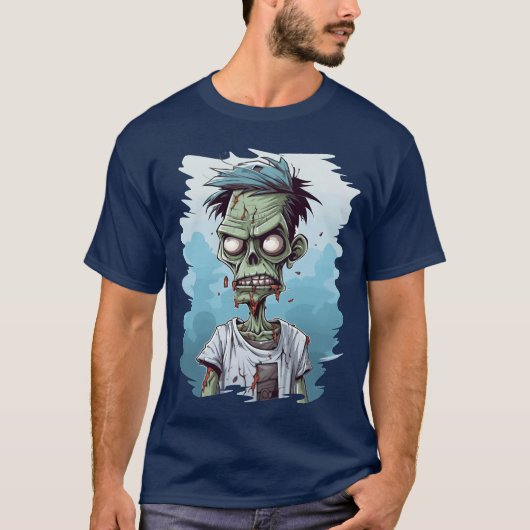 Zombie Zombies Undead Halloween family T-Shirt (Vorderseite)