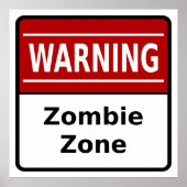 Zombie Zone Poster (Vorne)